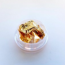 Фольга для дизайна поталь  золото