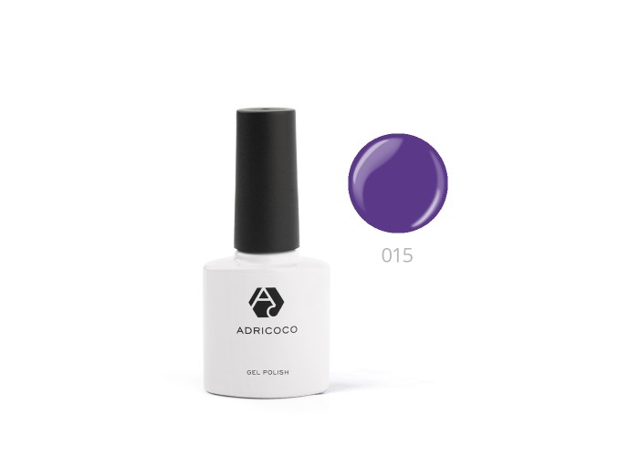 Гель-лак ADRICOCO №015 ультра-фиолетовый 8 ml