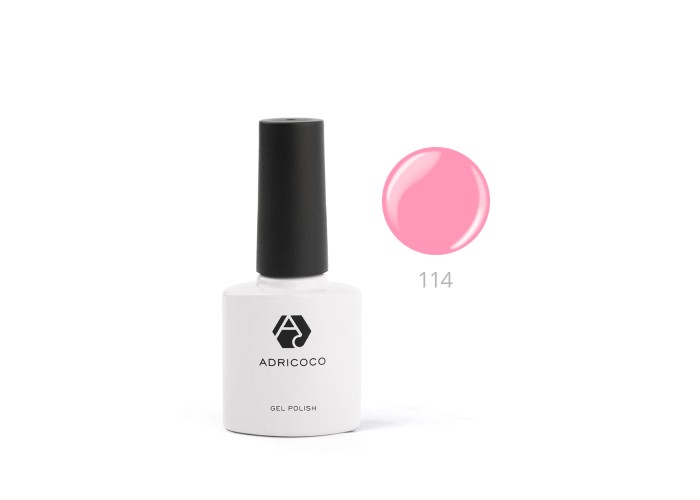 Гель-лак ADRICOCO №114 розовая азалия 8 ml